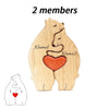 Wooden Bear Family